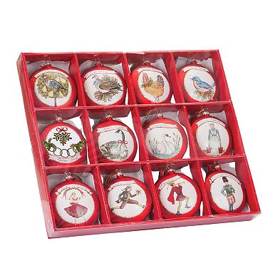 Melrose Twelve Days of Christmas 12-pc. Ornament Set