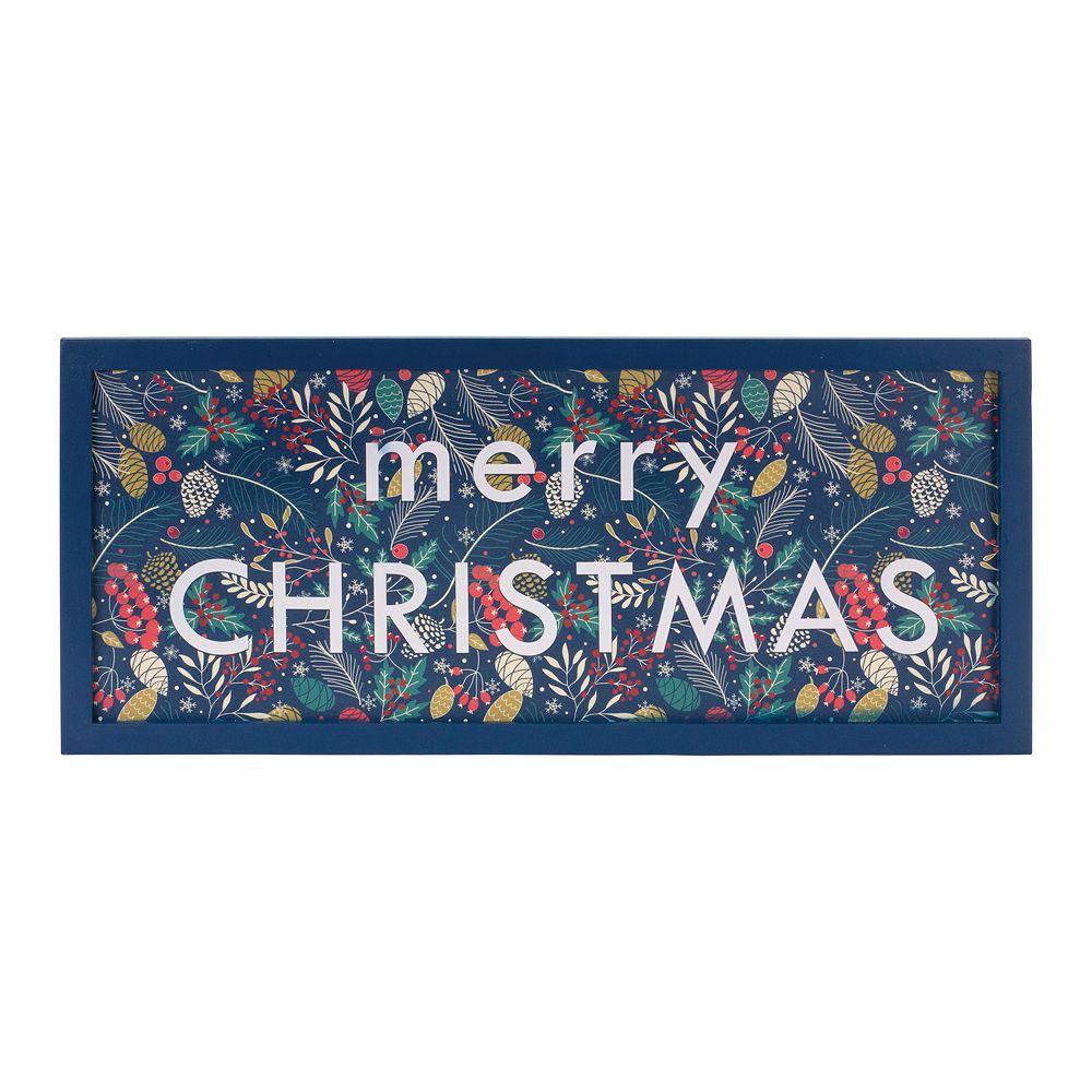 Melrose International Merry Christmas Tabletop Sign (Set of 2) main image 1