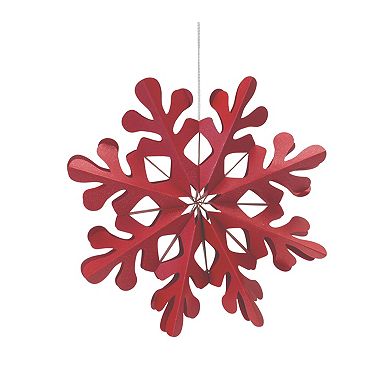 Melrose Paper Snowflake Ornament 6 pc Set