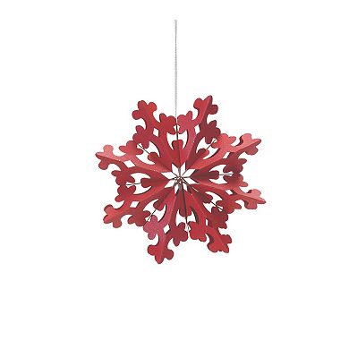 Melrose Paper Snowflake Ornament 6 pc Set