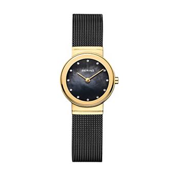 BERING Women's Classic Goldtone Stainless Steel Milanese Strap Watch