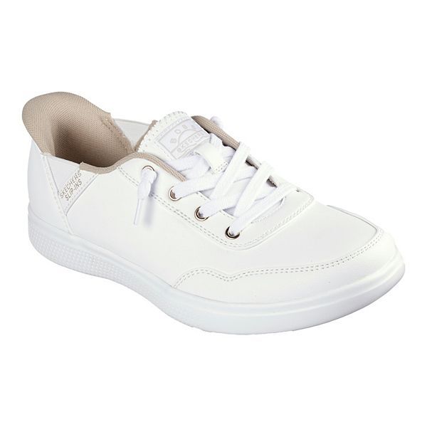 BOBS by Skechers Hands Free Slip-ins® Skipper Keep It Classic Women's Shoes - White (8 WIDE)