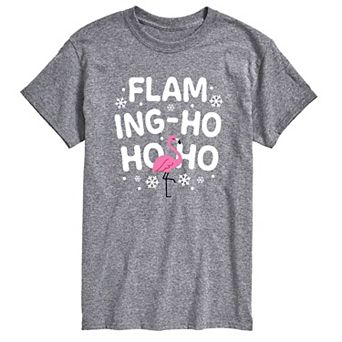 Big & Tall Flaming Ho Ho Ho Graphic Tee