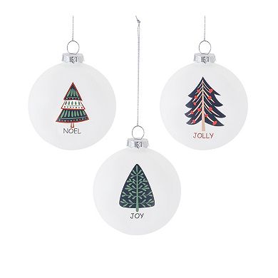 Melrose Sentiment Ball 6-pc. Ornament Set