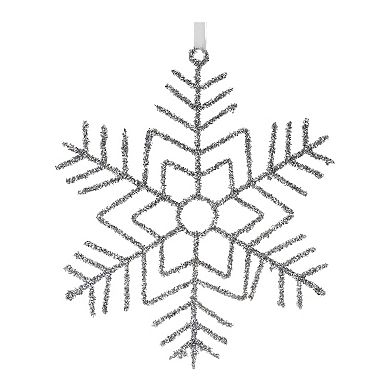 Melrose Glitter Snowflake 12-pc. Ornament Set