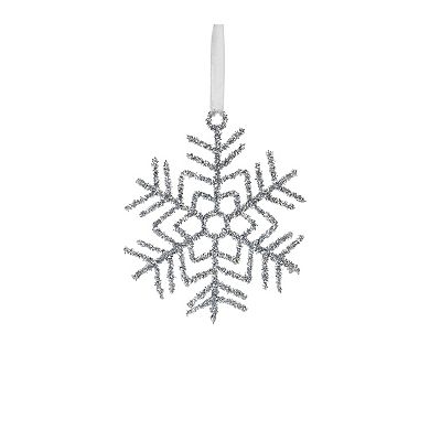 Melrose Glitter Snowflake 12-pc. Ornament Set