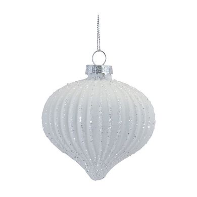 Melrose Glittered Glass 12-pc. Ornament Set