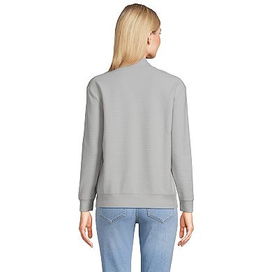 Women's Lands' End Ottoman Shawl Collar Pullover