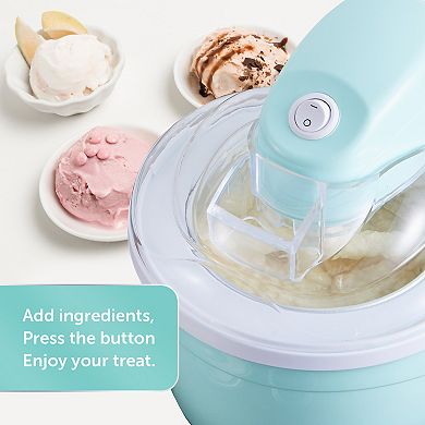 Americana 1-qt Electric Ice Cream Maker with Quick Freeze Bowl