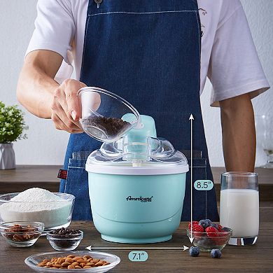 Americana 1-qt Electric Ice Cream Maker with Quick Freeze Bowl