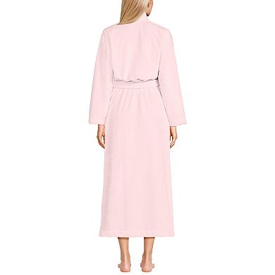 Women's Lands' End Cozy Plush Long Wrap Robe