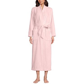 Women's Lands' End Cozy Plush Long Wrap Robe
