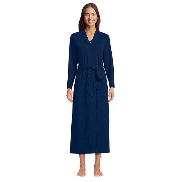 Women's Lands' End Cotton Long Sleeve Robe