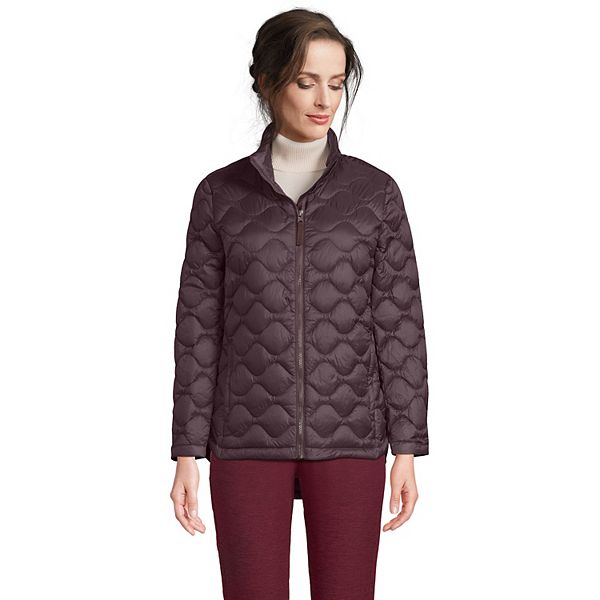 Women's Lands' End Ultralight Quilted Packable Down Jacket