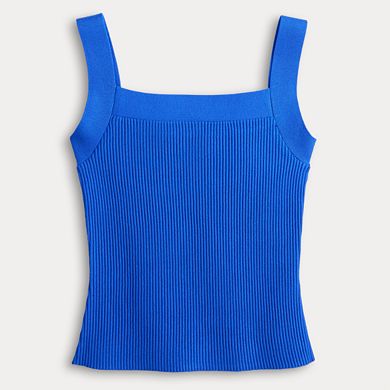 Women's Nine West Fitted Rib Knit Tank Top