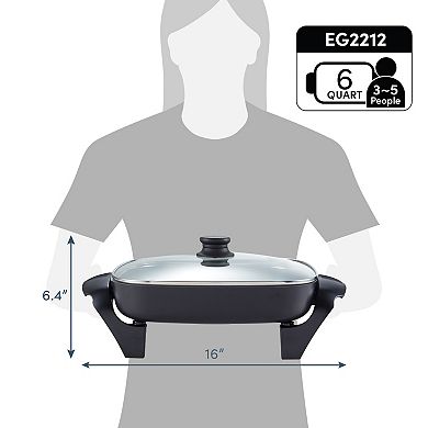 Elite Gourmet 12-Inch Electric Skillet