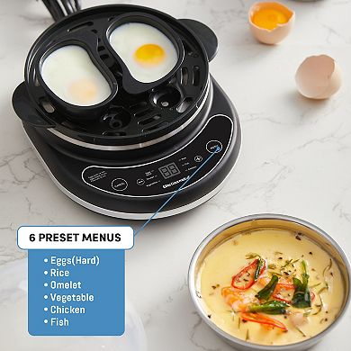 Elite Programmable 2-Tier Egg Cooker & Steamer