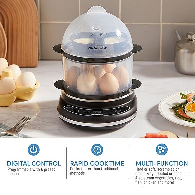 Elite Programmable 2-Tier Egg Cooker & Steamer