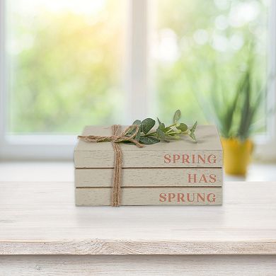 Valentine's Day Book Stack Tabletop Decor