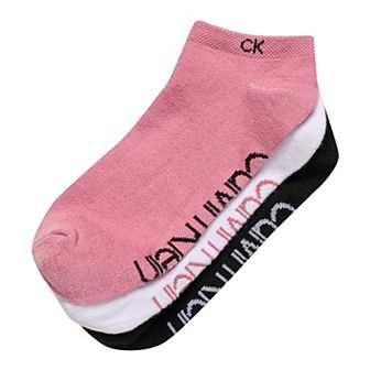 Women's Calvin Klein 3-Pack Super Soft Flat Knit No Show Socks