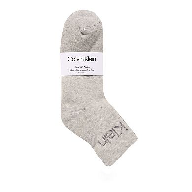 Women's Calvin Klein 3-Pack Cushion High Top Quarter Socks