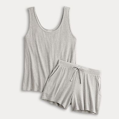 Women's Sonoma Goods For Life® Pajama Tank Top & Pajama Shorts Set