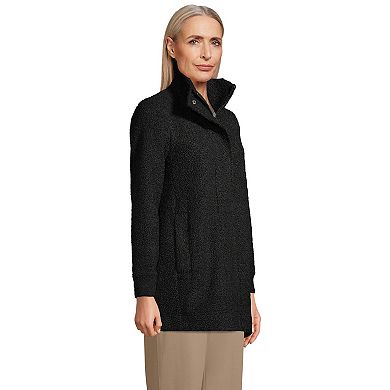 Women's Tall Lands' End Boucle Fleece Coat