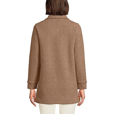 Women's Tall Lands' End Boucle Fleece Coat