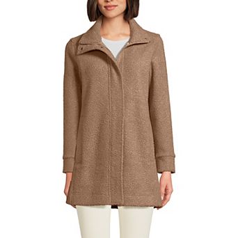 Women's Tall Lands' End Boucle Fleece Coat