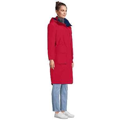Women's Lands' End Squall Waterproof Insulated Winter Stadium Maxi Coat