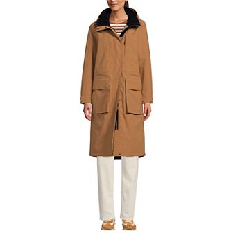 Women's Lands' End Squall Waterproof Insulated Winter Stadium Maxi Coat