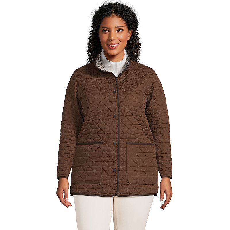 Women's plus size quilted clearance barn jacket