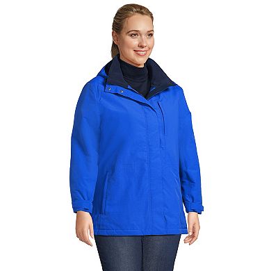 Plus Size Lands' End Squall Waterproof Insulated Winter Jacket