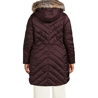 Plus Size Lands' End Insulated Cozy Fleece-Lined Winter Coat