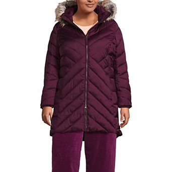 Plus Size Lands' End Insulated Cozy Fleece-Lined Winter Coat