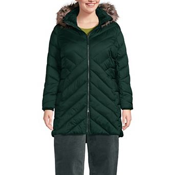 Plus Size Lands' End Insulated Cozy Fleece-Lined Winter Coat