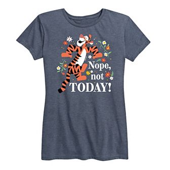 Women's Disney's Winnie The Pooh Tigger Nope Not Today Graphic Tee