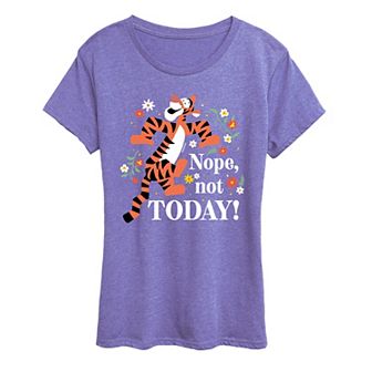 Women's Disney's Winnie The Pooh Tigger Nope Not Today Graphic Tee