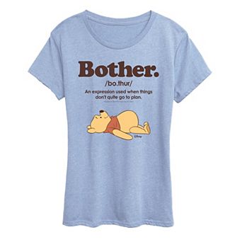 Women's Disney's Winnie The Pooh Bother Graphic Tee