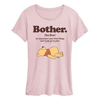 Women's Disney's Winnie The Pooh Bother Graphic Tee