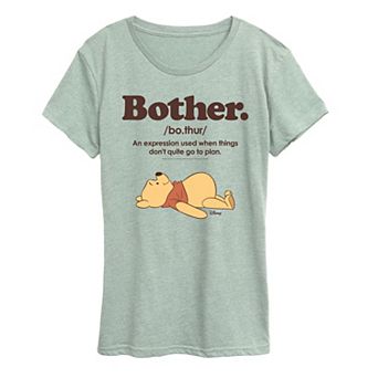 Women's Disney's Winnie The Pooh Bother Graphic Tee