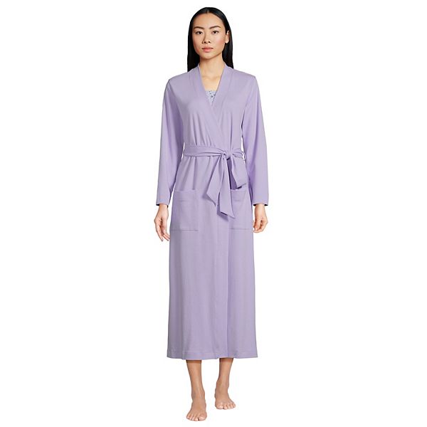 Petite Lands' End Cotton Wrap Robe