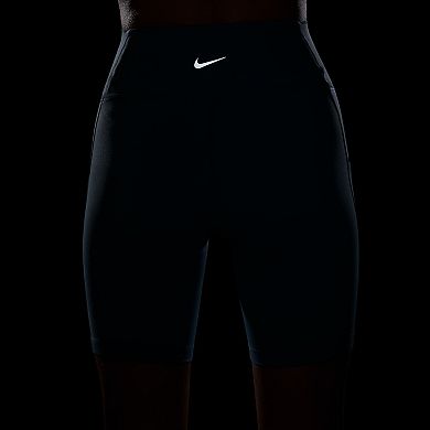 Women's Nike One 8-in. High-Waisted Pocketed Biker Shorts