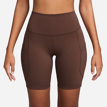 Women's Nike One 8 in High-Waisted Pocketed Biker Shorts