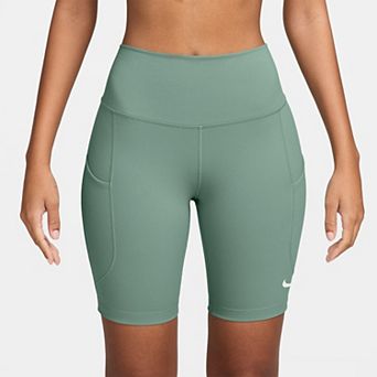 Women's Nike One 8 in High-Waisted Pocketed Biker Shorts