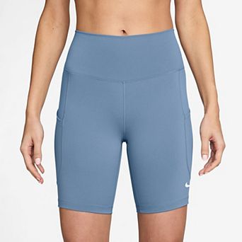 Women's Nike One 8 in High-Waisted Pocketed Biker Shorts