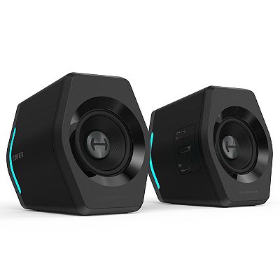 Edifier G2000 PC Gaming Computer Speakers Bluetooth USB 3.5mm AUX Inputs top 32W