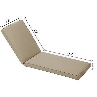 Aoodor Chaise Lounge Cushion Set Of 2