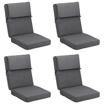 Aoodor Patio High Back Chair Cushions Set of 4, 46x21x4 Inches(Only Cushions)