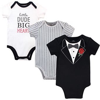 Baby Boy Cotton Bodysuits 3 pk